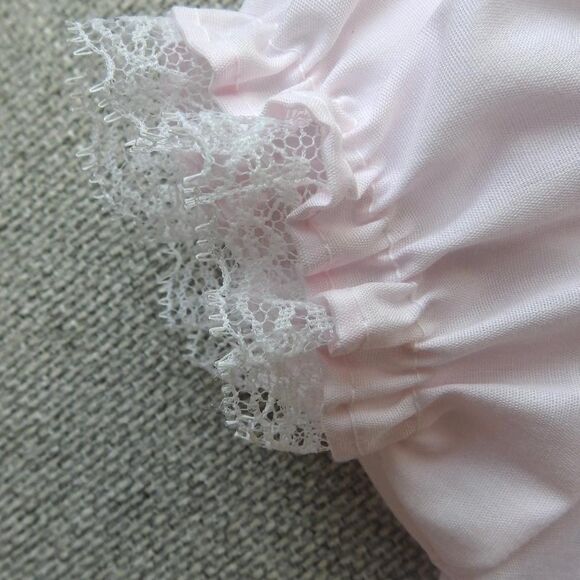 Vintage 80s/90s Baby Girl Alexis Pink Lace Gown 0-6M - Picture 8 of 8